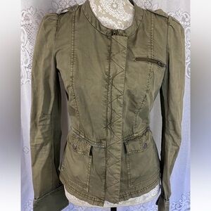 Free People Military Style Lightweight Jacket